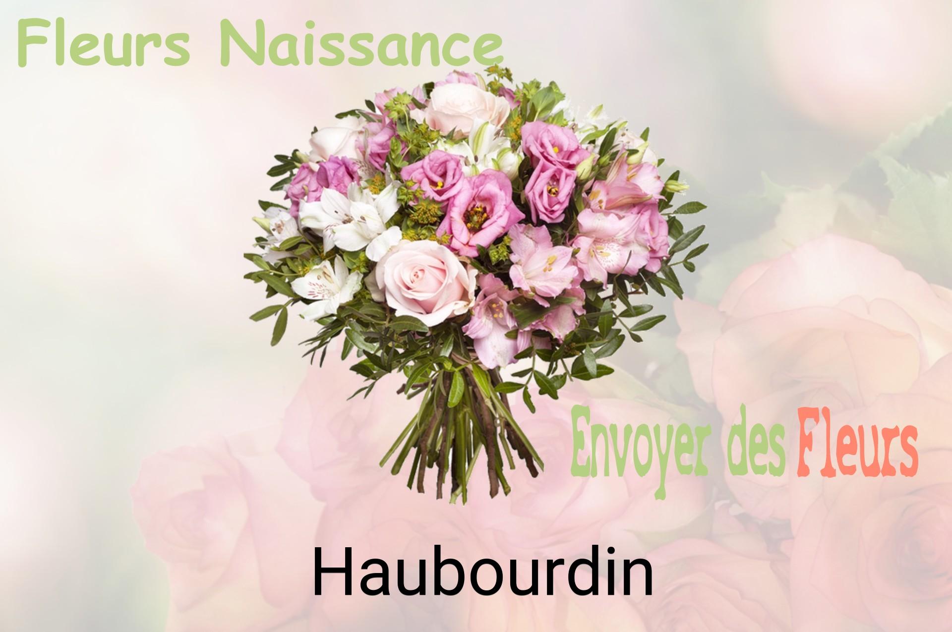 Bouquet de fleurs de naissance livré à Haubourdin